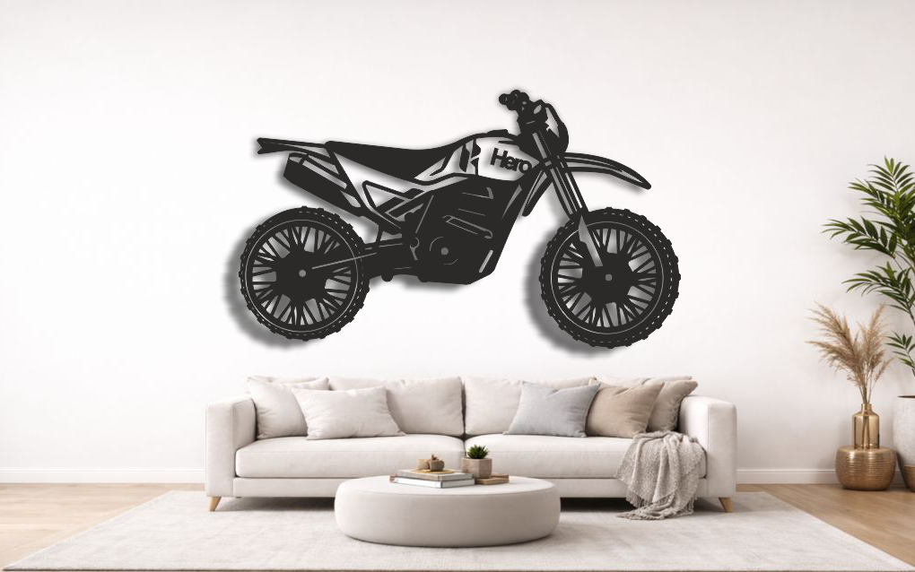 Hero Xpulse Rally Edition Metal Motorcycle Wall Art