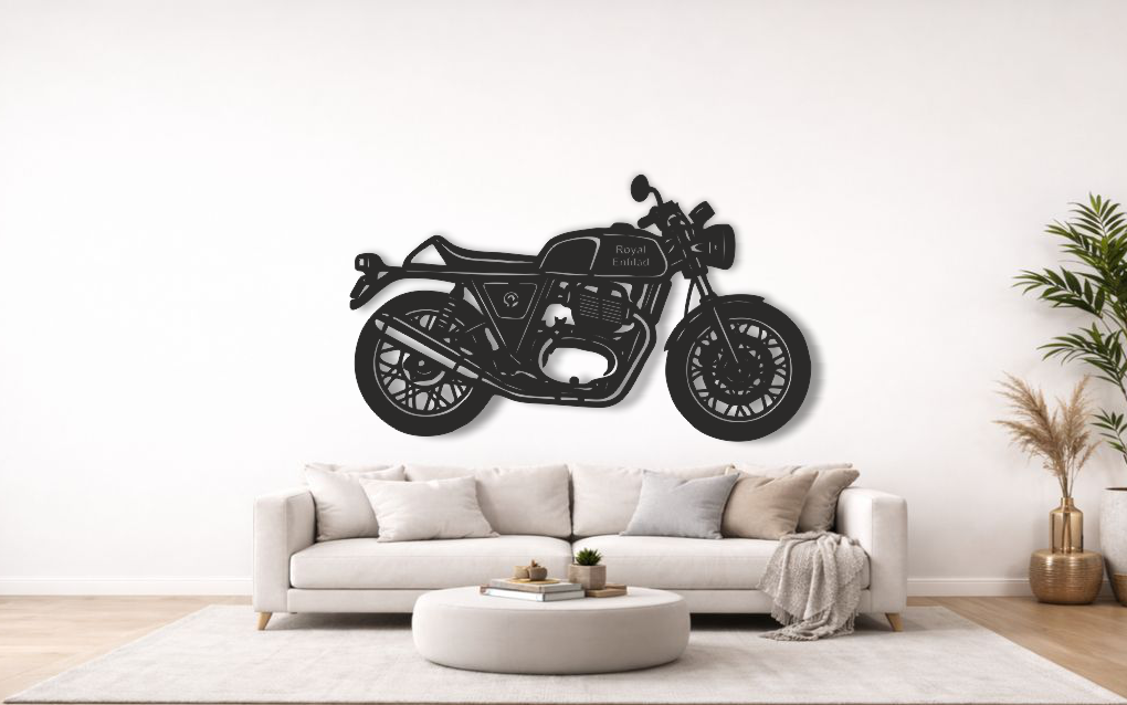 Royal Enfield GT 650 Metal Wall Art