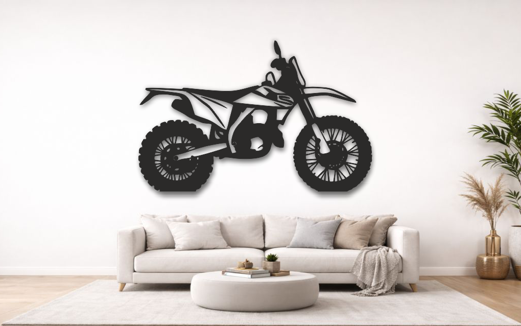 2021 FX450 Metal Motorcycle Wall Art