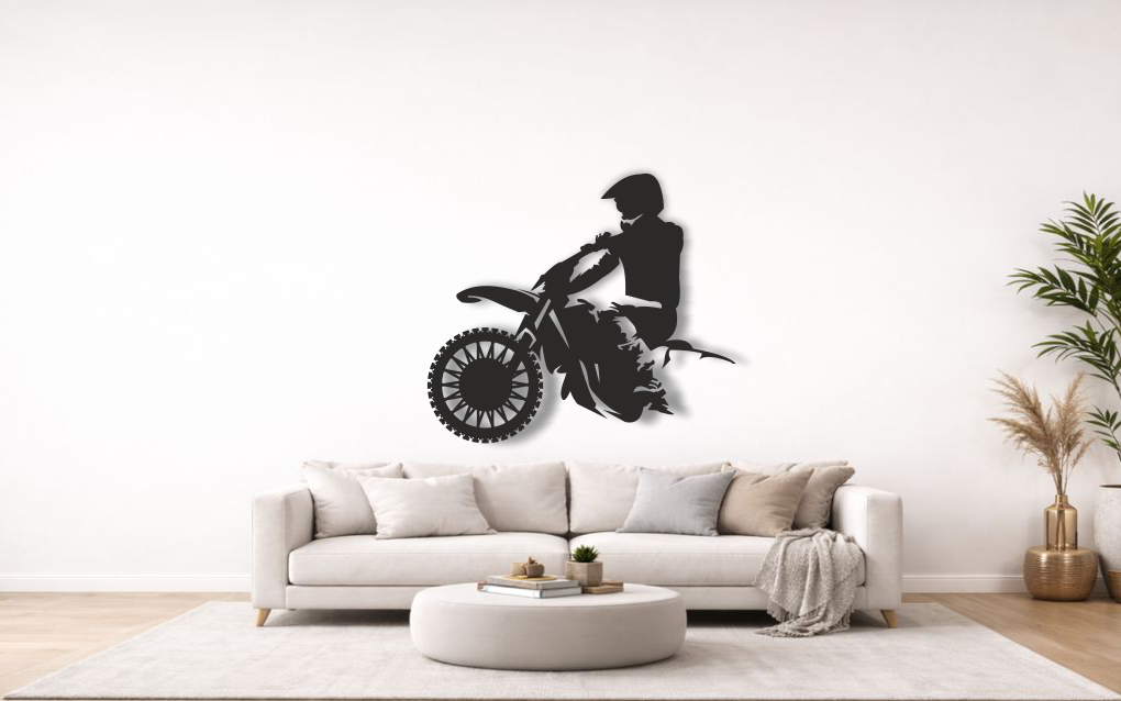 DirtXtreme Metal Wall Silhouette Metal Wall Art