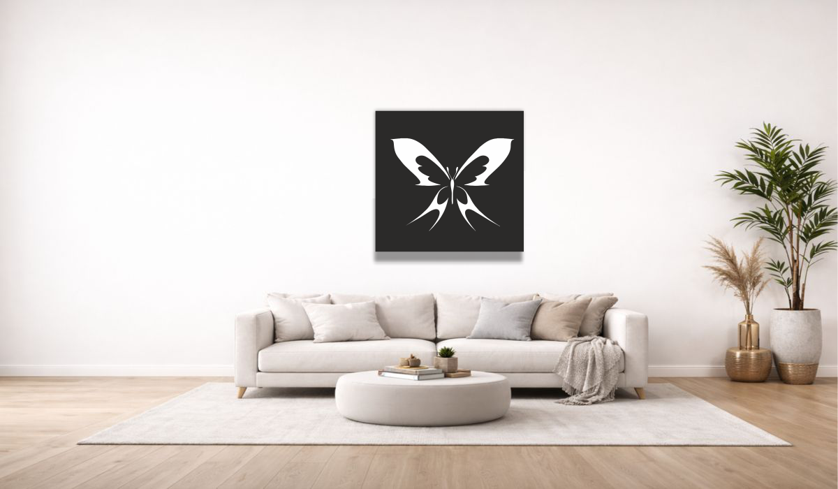 Classic Butterfly Metal Wall Art