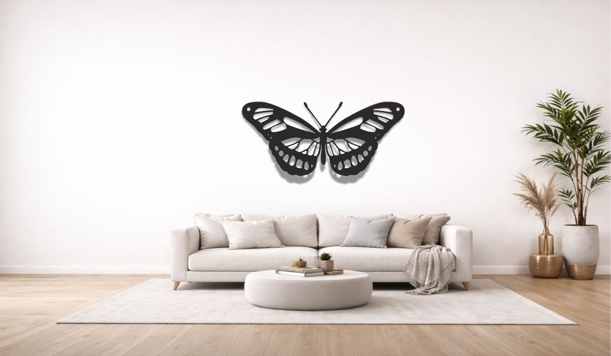 Monarch Butterfly Metal Wall Art