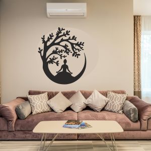 Buddha Metal Wall Art – Spiritual & Peaceful Wall Decor for Home or Meditation Space