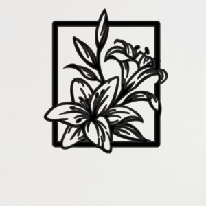 Metal Flower Wall Decor – Elegant Floral Art for Modern Homes