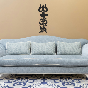 Om Trishul Vastu with Swastik Metal Wall Art – Symbol of Divine Protection & Positive Energy